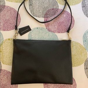 Banana Republic Black Leather Crossbody